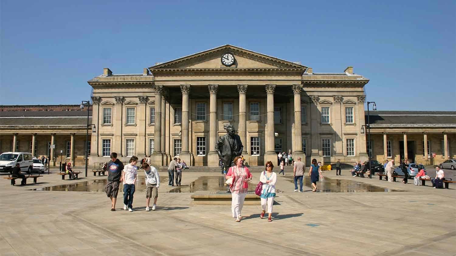 Huddersfield train station