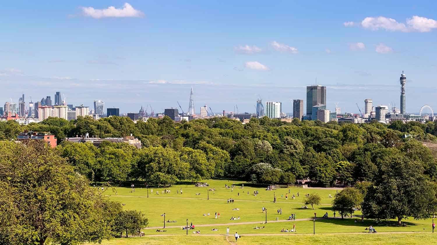 View from Parliament Hill London