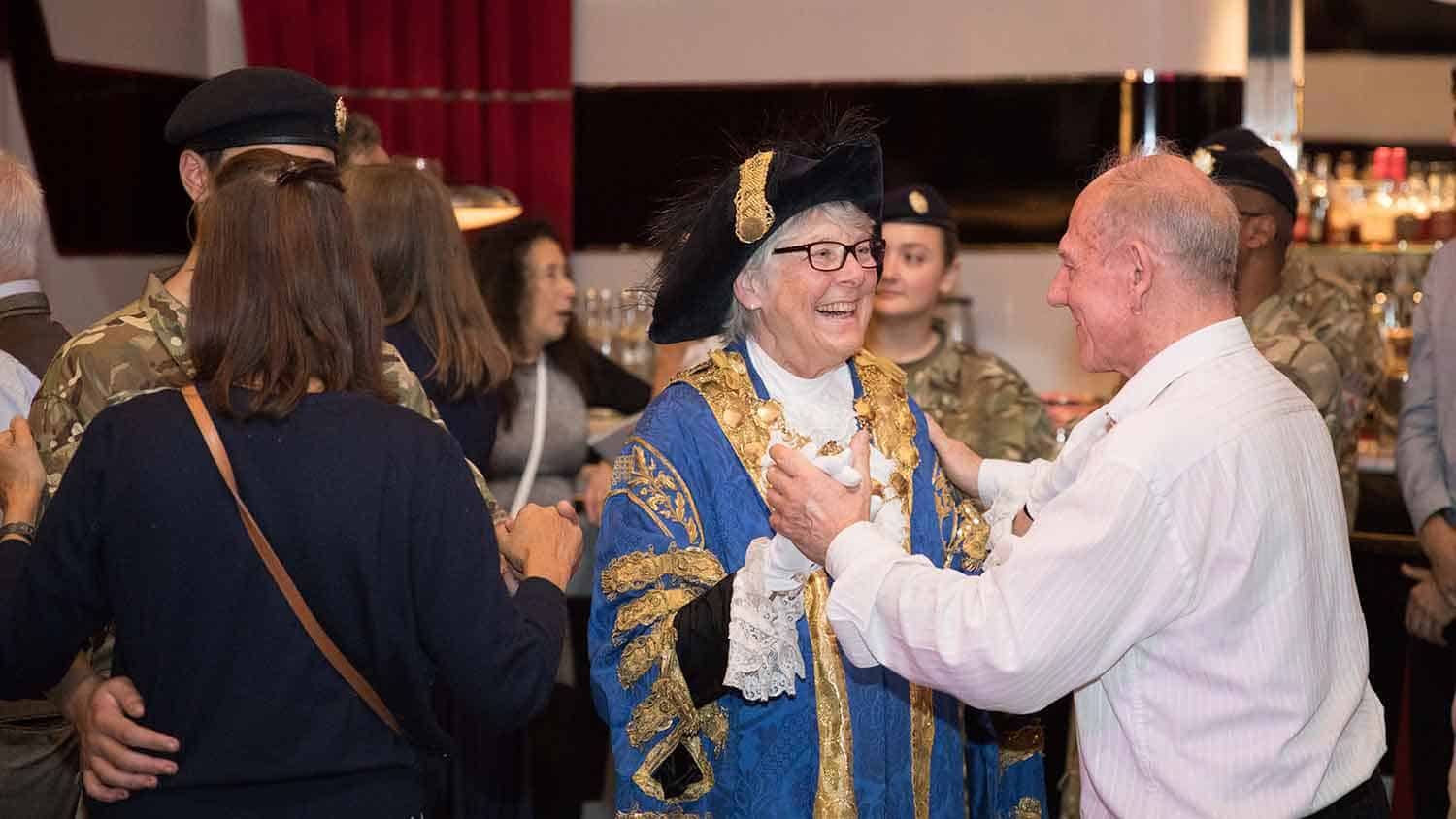 Cllr Ruth Bush, former Lord Mayor of Westminster, at a tea dance organised by the council