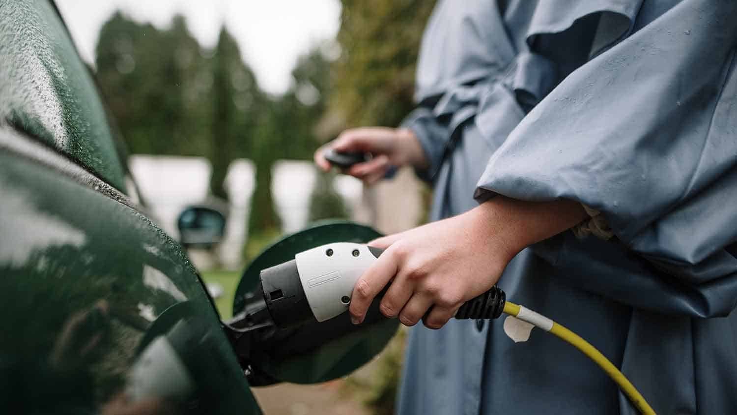 Charging an electric car