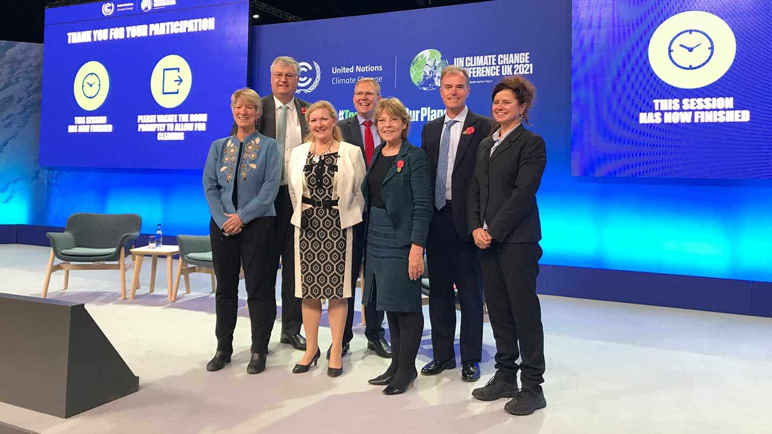 Members of the LGA’s delegation at COP26