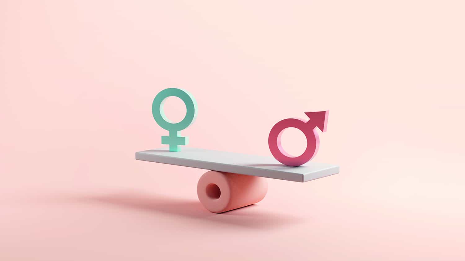 Gender equality concept art