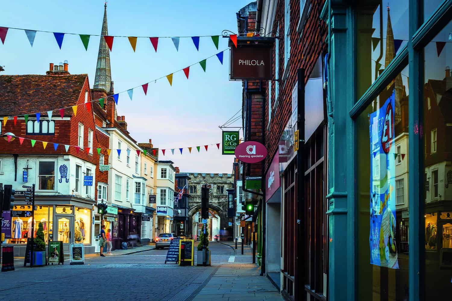 town centre high street