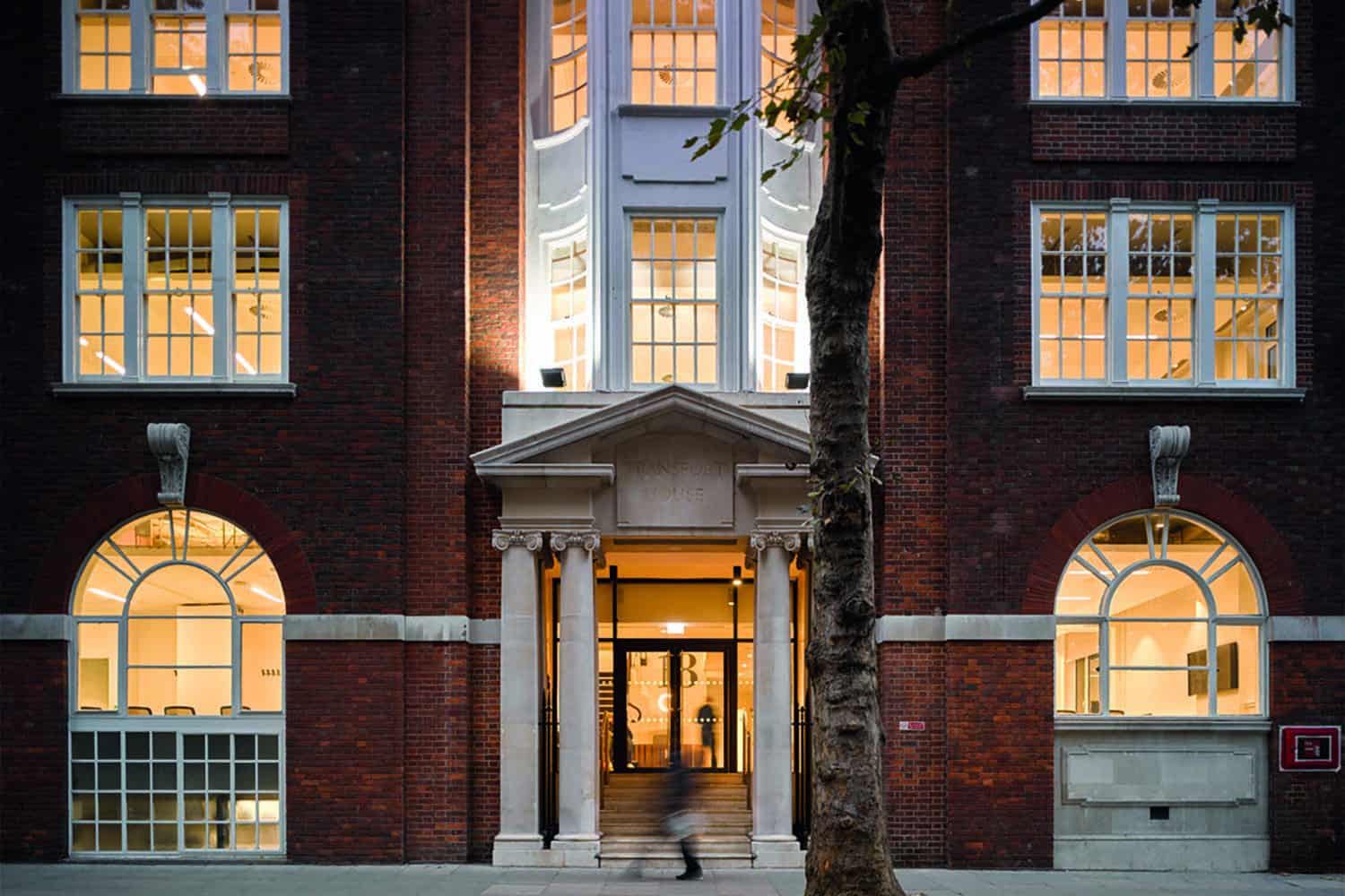 exterior evening shot of the LGA’s Smith Square offices, Westminster