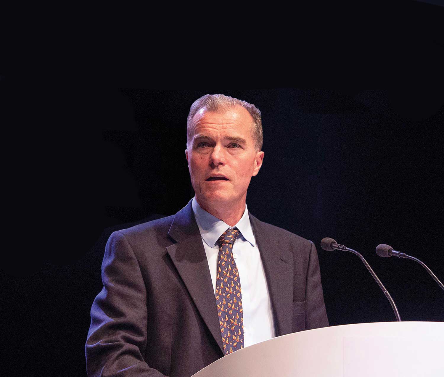 Cllr James Jamieson, LGA Chairman, addressing the LGA's 2019 annual conference.