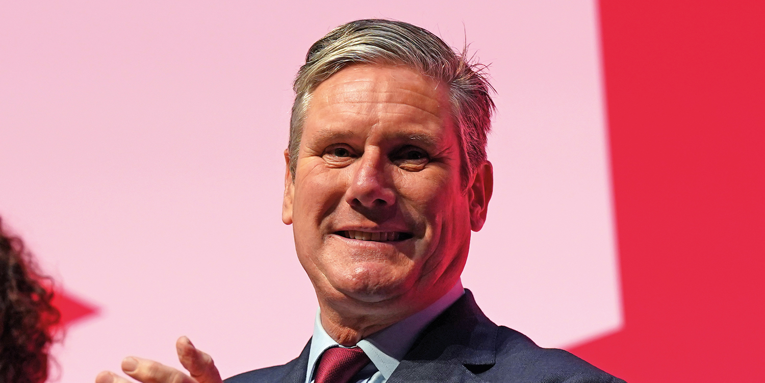 Sir Keir Starmer, Leader of the Labour Party, at its annual conference