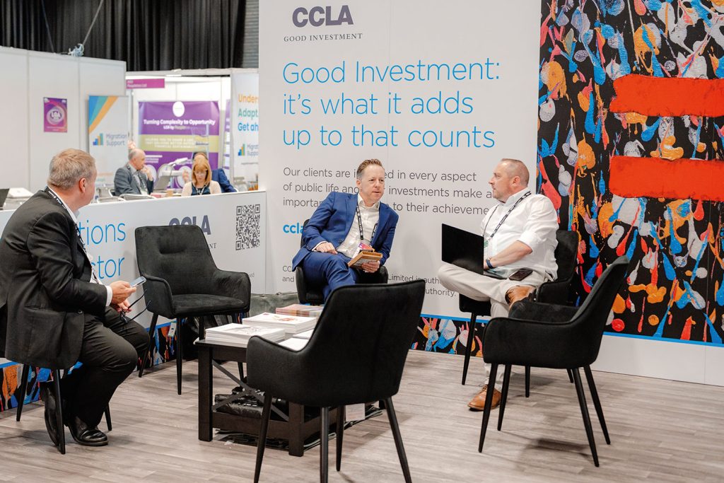 multiple photos of people at the LGA’s annual conference, including national politicians, delegates, other speakers, exhibitors, LGA political group leaders, conference dinners and receptions, copyright LGA/Joe Outterside