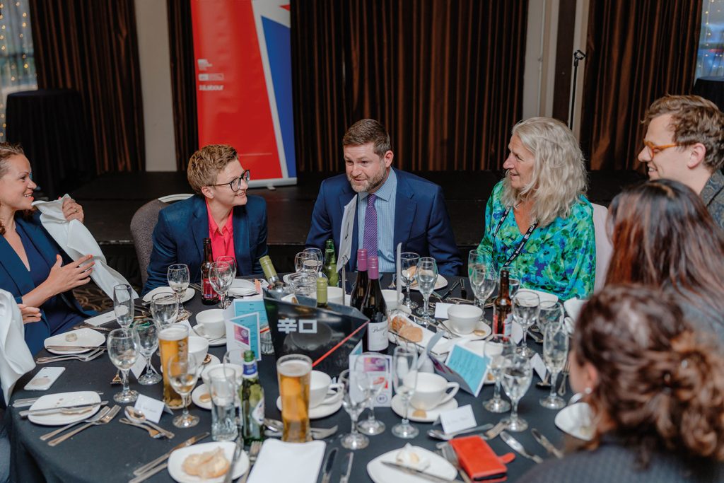 multiple photos of people at the LGA’s annual conference, including national politicians, delegates, other speakers, exhibitors, LGA political group leaders, conference dinners and receptions, copyright LGA/Joe Outterside