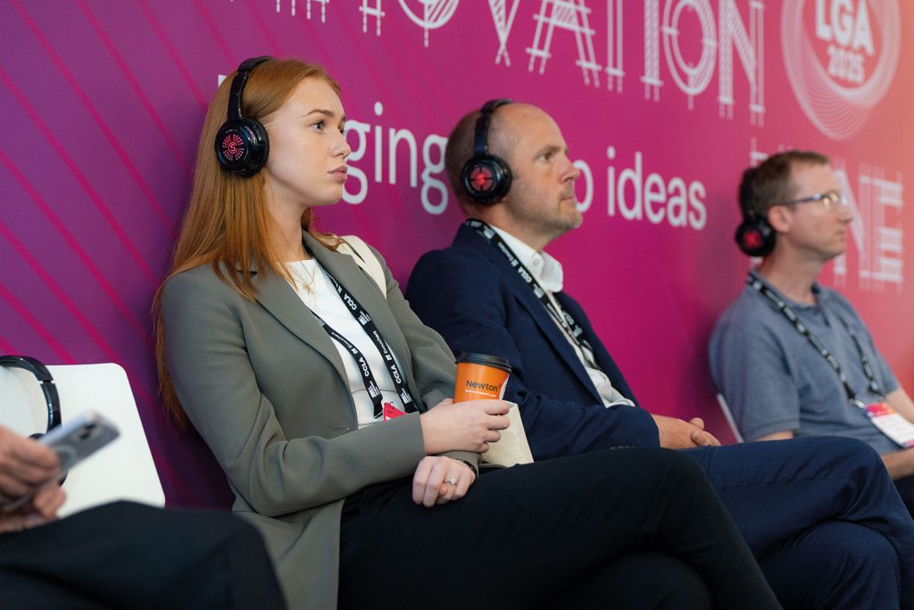 multiple photos of people at the LGA’s annual conference, including national politicians, delegates, other speakers, exhibitors, LGA political group leaders, conference dinners and receptions, copyright LGA/Joe Outterside