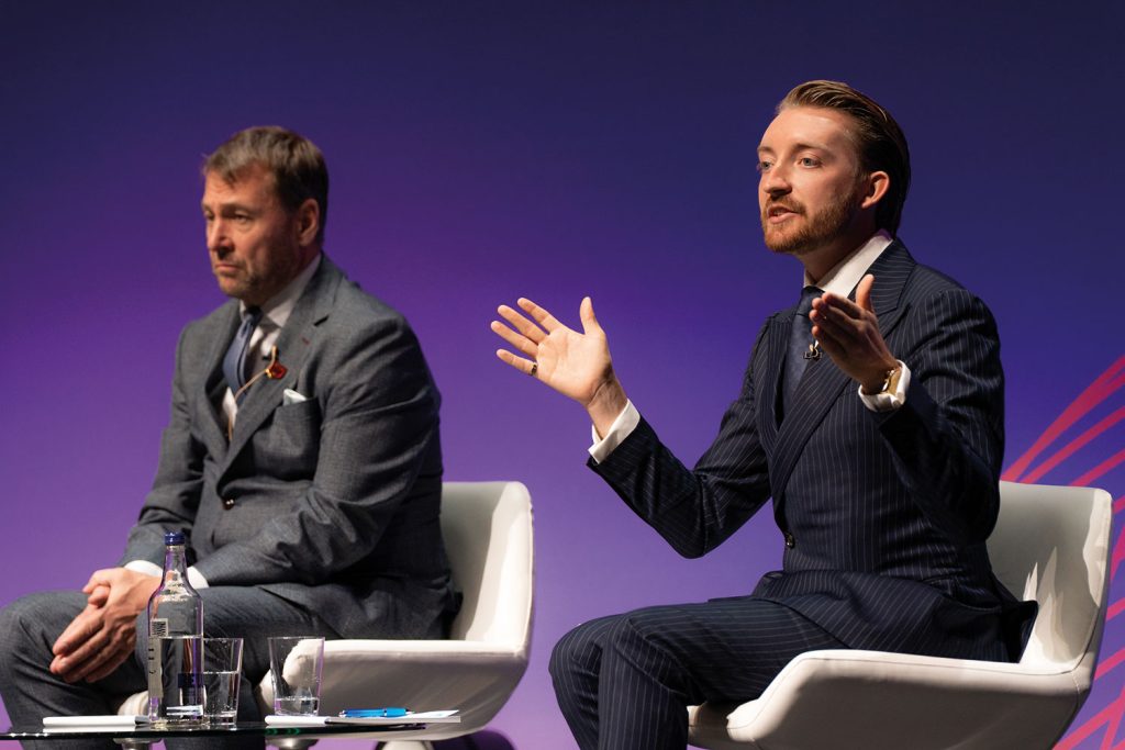 multiple photos of people at the LGA’s annual conference, including national politicians, delegates, other speakers, exhibitors, LGA political group leaders, conference dinners and receptions, copyright LGA/Joe Outterside