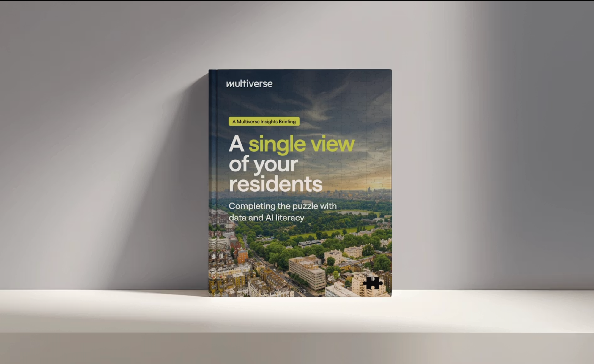 Cover of book titled a Single view for your residents