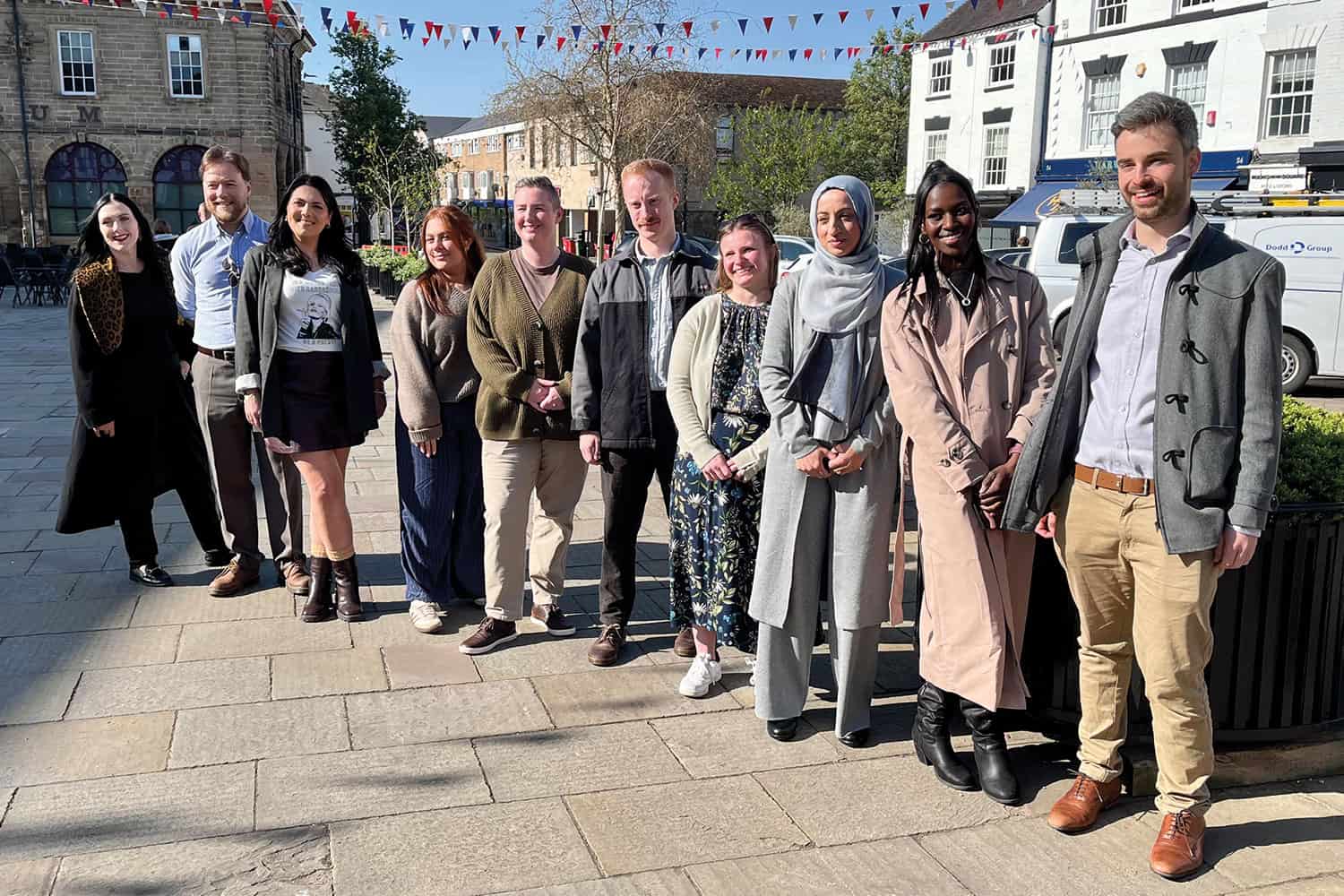 photo of the 10 contestants taking part in the LGA’s Local Government Challenge contest