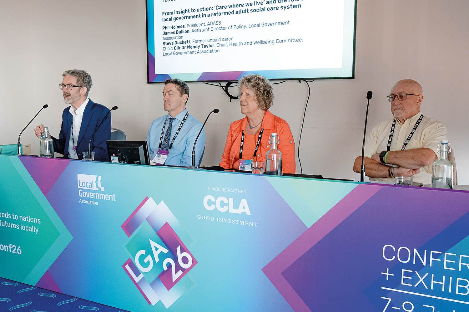 photo of a panel of speakers at the LGA’s annual conference