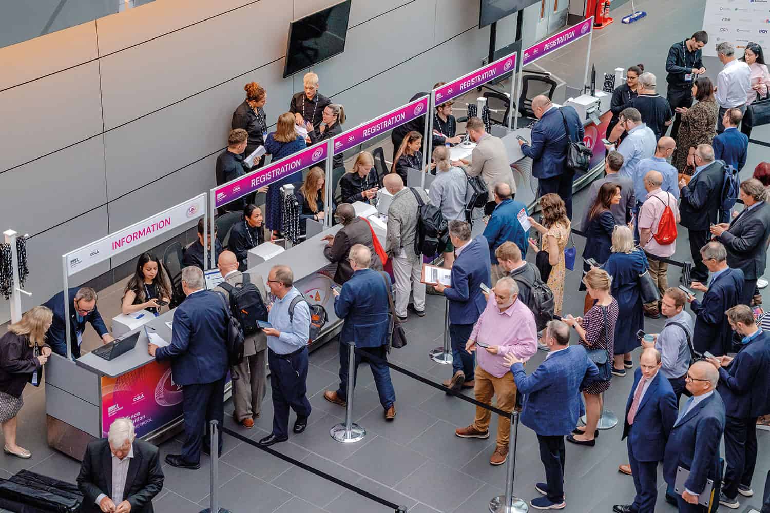 LGA annual conference delegates checking in at the venue